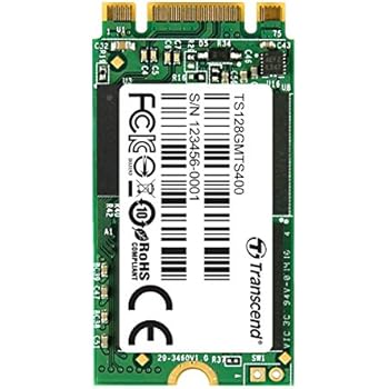 Transcend 128GB SATA III 6Gb/s MTS400 42 mm M.2 SSD Solid State Drive (TS128GMTS400)