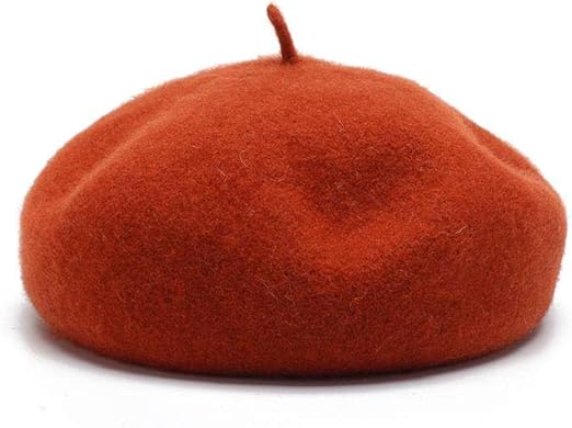 orange beret hat