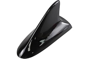 Vehicle Decorative Shark Fin Cover for Ford Focus RS/ST/SE/ECO Boost (2015-2018), Roof Top Dummy Aerial Base Streamlined ABS 