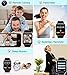 StarryBay Smart Watch Bluetooth Sweatproof Wrist Watch with Touch Screen for Notification Push /Handsfree Call for Andorid - black