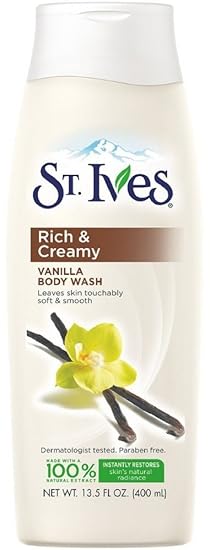 St. Ives Rich & Creamy Vanilla Body Wash 13.50 oz
