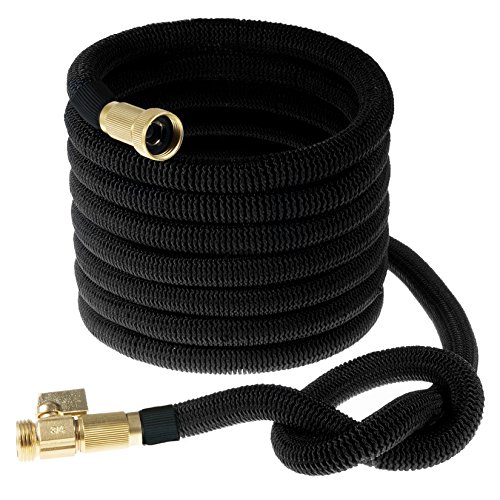 Premium Expanding Water Hose Up Lightweight & Durable Expandable Garden Hose - Doesn't Twist & Kink - Brass End Fittings - Suitable For Home & Heavy Duty Commercial Use By Innav8 (25' Foot)