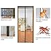Markline Magnetic Screen Door Heavy Duty Mesh Hands-Free Retractable Full Frame Velcro Fits Door Openings up to 34