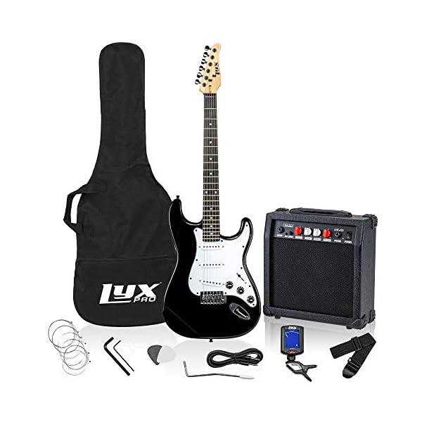 LyxPro Electric Guitar 39″ inch Complete Beginner Starter kit Full Size