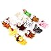Finger Puppets Finger toys,Danibos 12pcs Velvet Small Animal Baby Stories Helper, Christmas Finger Puppets for Baby, Kids (finger toy) (finger toy(12pcs animal))
