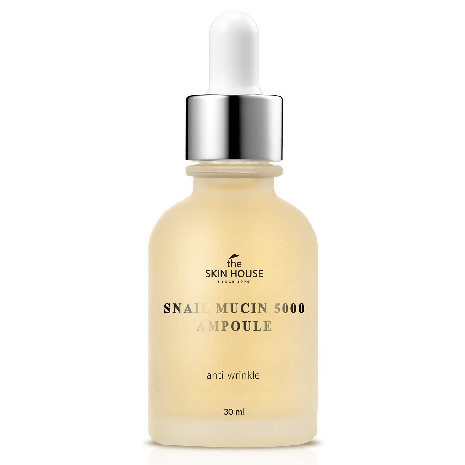 THE SKIN HOUSE since 1979 Snail Mucin 5000 Ampoule (1.01 Liquid Ounces / 30Ml) - Anti-Wrinkle, Anti-Aging, Nourish, Moisturize, Skin Elasticity Essence, Firming, Rejuvenation Ampoule