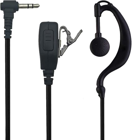 Amazon トランシーバー イヤホンマイク 特定小電力トランシーバー 用 3极 耳掛け式 ヘッドセット Vox対応 ハンズフリー プロの2 5mm G形状 イヤホン付 クリップマイクロホンスタンダード ハイグレードタwestayin T38 T48 T668用 30日間保証 Westayin ヘッドセット