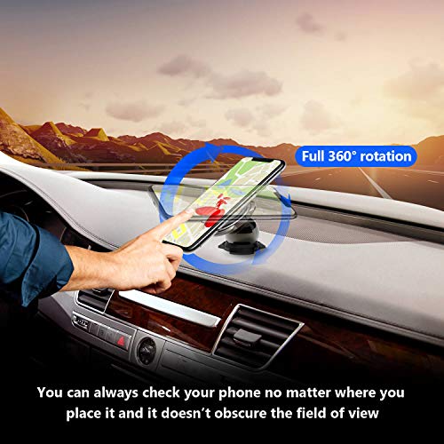 image for UNIWA Magnetic Car Phone Mount - Car Phone Holder Universal 360 Degree