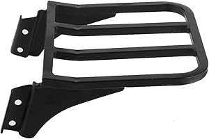 Acouto Motorcycle Sissy Bar Luggage Rack Rear Solo Seat Backrest Luggage Rack Carrier for XL/FLST/FLSTC/FLSTSC