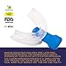 Snooze Anti Snore Mouthpiece System + 4 Dilator Nose Vents - Mouth Guard Sleep Aid - Anti Snoring Devices & Snore Stopper Solution