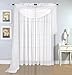 Utopia Bedding Premium White Sheer Scarves Sheer Window Curtains, 54 by 216 Inches, White Luxuries.