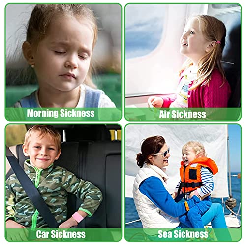 LYJEE Motion Sickness Bands for Kids, Travel Sickness Relief Wristbands