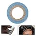 2 Rolls Lace Front Hair System US Tape Double Side Adhesive Tape For Hair Extensions/Wigs/Toupee 0.85cmx3Yards Strong Double Tape Blue Colorthumb 4