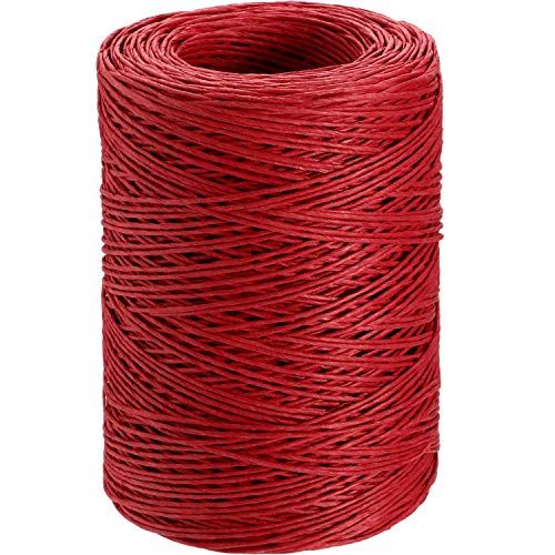 Syhood Floral Vine Bind Wire Rustic Wrapping Wire for Flower Bouquets(Red)