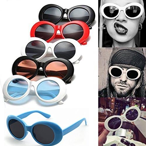 Clearance Sale!OverDose Ins Hot Unisex Retro Vintage Clout Goggles Sunglasses Rapper Oval Shades Grunge Glasses
