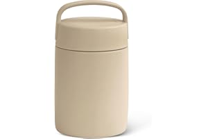 �鶹�� Basics Insulated Stainless Steel Food Jar, For Hot and Cold, Leak Proof, 16 oz., Linen Gray