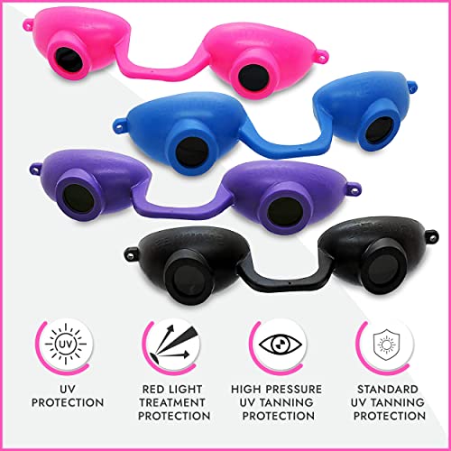 Super Sunnies EVO FLEX UV Eye Protection FDA compliant Flexible Tanning