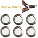 12v-LEDlight Screw Free Lightweight Silver Ceiling Lamps - Interior Recessed Light Fixtures Replacement - LED Ceiling Light Aluminum, 3w, Soft Warm White, Pack of 6 with Bonus primary