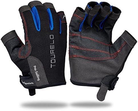 Tourelo Sailing Gloves Gen 2 (Ocean Blue, Large)