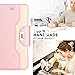 FYY Leather Case with Mirror for iPhone SE Case 2022 (3rd Gen)/iPhone SE Case 2020 (2nd Gen)/iPhone 7 Case/iPhone 8 Case 4.7