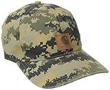 Carhartt Men's Medium Profile 100 Percent Cotton Odessa Force Cap,Dark Khaki Digi Camo,One Size