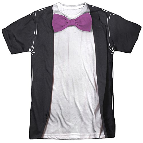 Trevco Men's Batman Classic Tv Penguin Uniform Double Sided Adult T-Shirt