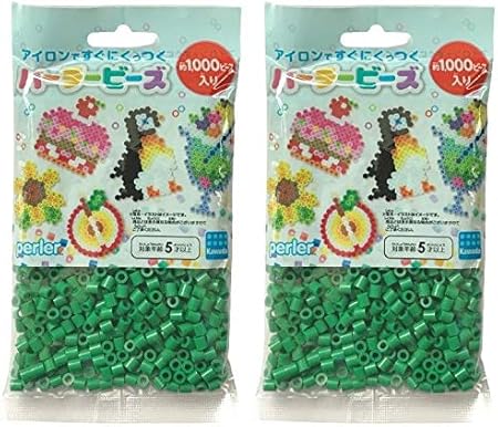Amazon 2個セット パーラービーズ 単色シリーズ 5010 みどり 緑 ビーズ ストーン 通販