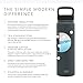 Simple Modern 40oz Water Bottle, Insulated Reusable Wide Mouth Stainless Steel Metal Flask with Handle Lid, Graphite