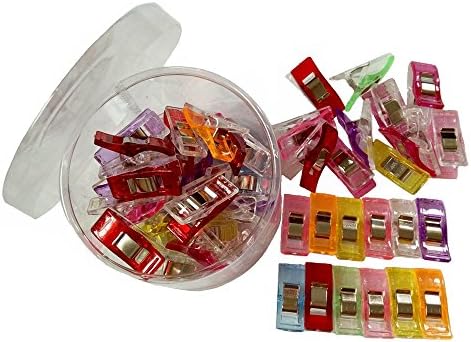 Cutegirl Pack of 50 Wonder Clips Craft Clips for Sewing Quilting Crafting