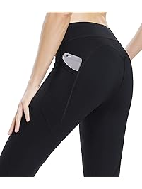 THE GYM PEOPLE Compression Yoga Leggings for Women,&nbsp;Heart Shape Workout Yoga Pants with Pocket Super Power Flex Fabric