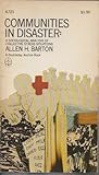 Communities in Disaster: A Sociological Analysis of Collective Stress Situations