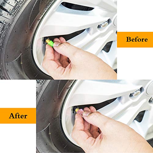 image for Frienda Valve Stem Caps 4 Pack Handmade Crystal Rhinestone Universal T