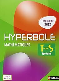 Mathématiques, Term S spécialité