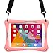 Acer Iconia Tab 10 A3-A30 case, COOPER TROOPER 2K Shoulder Strap Rugged Heavy Duty Tough Protective Drop Shock Proof Rubber Silicon Carry Kids Toy Work Holder Cover Bag, Stand (Pink)