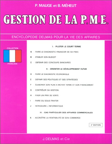 Gestion De La P M E Gestion De La Petite Et Moyenne