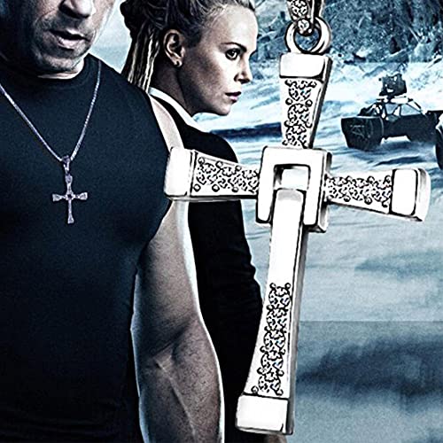 Speed and Passion Dom Toretto Necklace Toreto L Cross Chain Vin