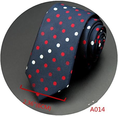 2500 Silk Art Mens Eco-friendly Fashion Solid Color Slim Tie 2.4" (6cm) LDA014