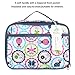 FlowFly Kids Lunch box Insulated Soft Bag Mini Cooler Back to School Thermal Meal Tote Kit for Girls, Boys, Glitter-RainBow