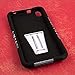 HTC Desire 816 Case, MPERO Impact X Series Dual Layered Tough Durable Shock Absorbing Silicone Polycarbonate Hybrid Kickstand Case for Desire 816 [Perfect Fit & Precise Port Cut Outs] - Black Aztec