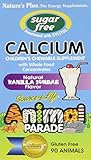 Source of Life Animal Parade Sugar-Free Calcium Vanilla Sundae Nature's Plus 90 Chewable