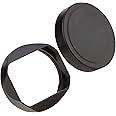 Haoge Lens Hood Metal Square Bayonet for Sigma 65mm F2 24MM F2 DG DN | Contemporary Mirrorless Lens Sony A7R4 E-Mount or Leic