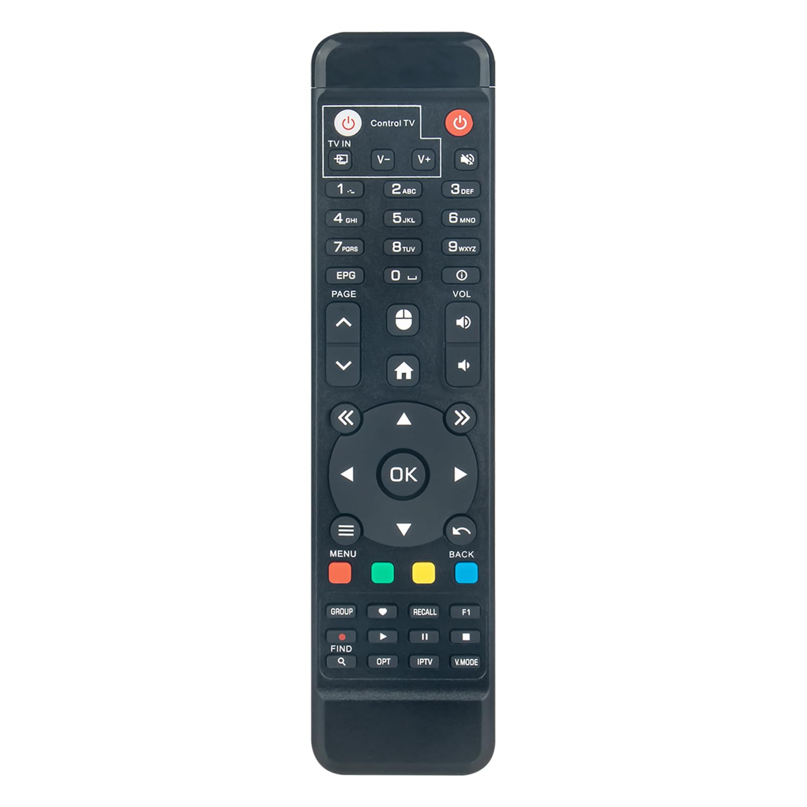 ALLIMITY Replace Remote Control fit for Amiko Set Top Box A6 A6N A6N MAX A9 RED A9 BLU LX800