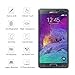 KATIN Galaxy Note 4 Screen Protector - [2-Pack] For Samsung Galaxy Note 4 Tempered Glass Bubble free, 9H Hardness with Lifetime Replacement Warranty