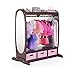 Guidecraft Dress Up Storage – Espresso: Kids' Costume Dresser, Armoire with Rack, Toy Bins and Full Mirror - Playroom Organizer, Children Room Furniture
