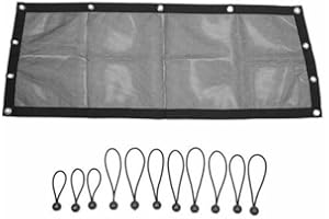 UTV Rear Net – Soft Mesh Shade Net for Polaris For RZR For XP 1000 / PRO/Sport / (2020–2024), 115 x 104 x 42 cm Nylon Protect
