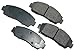Akebono ACT1089 Proact Ultra Premium Ceramic Disc Brake Pad kit