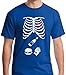 Raw T-Shirt's Halloween Funny Xray Skeleton Junk Food Belly Xray DT Premium Men's T-Shirt