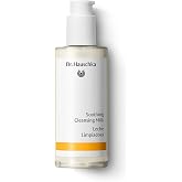 Dr. Hauschka Soothing Cleansing Milk, Sensitive Skin pH Balanced Facial Cleanser &amp; Make Up Remover for all skin types, Certified Natural, 4.9 Fl Oz