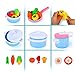 Auney 28Pcs Kids Kitchen Pretend Play Accessories Toys, Cooking Set, Pots and Pans, Cookware Playset, Healthy Cutting Vegetables, Knife, Utensils, Learning Toys for Girls, Boys, Toddlers