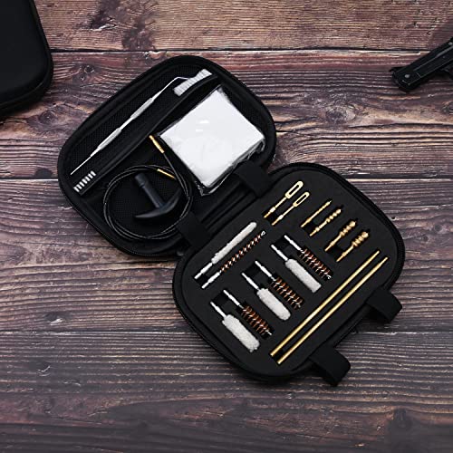Suksadum Gun Cleaning Kit Universal Handgun Cleaning Supplies .22 .357